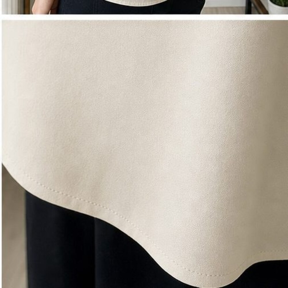 Cream Ruffle Blouse - Picture 6 of 6